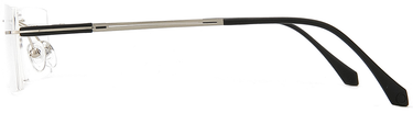 Men Cristal Eyeglasses: Lebron -Black - SpecSMART Eye Clinic (side View)